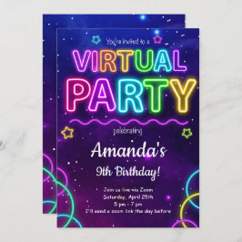 Invitación virtual de cumpleaños