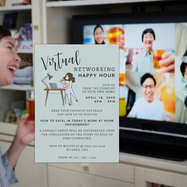 Invitación virtual de Happy Hour (Subido por el creador)