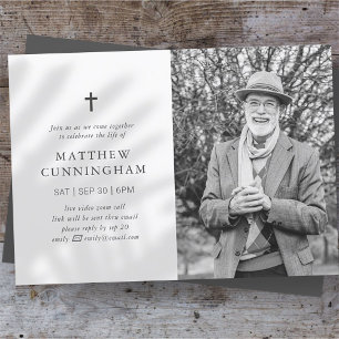 Invitación Virtual Memorial Celebración De La Vida Simple Cru