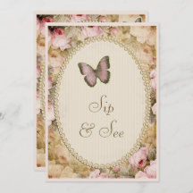 Visita y visita a los Rosas de Perlas Vintage