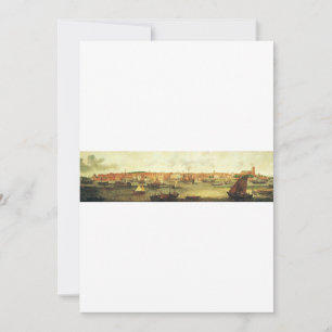 Invitación Vista de Dordrecht desde el Norte por Adam Willaer