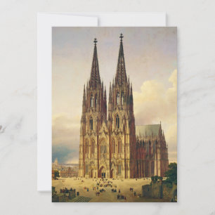 Invitación Vista de la majestad gótica de la Catedral de Colo