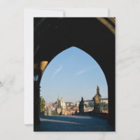 Vista del puente Charles en Praga