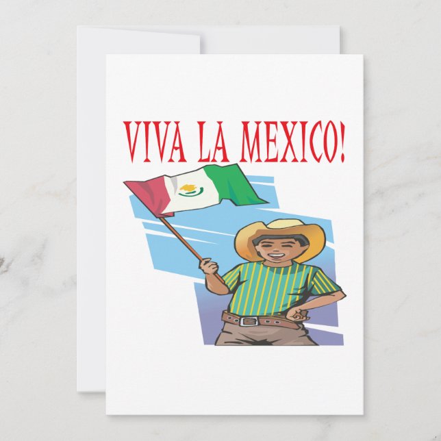 Invitación Viva La México (Anverso)
