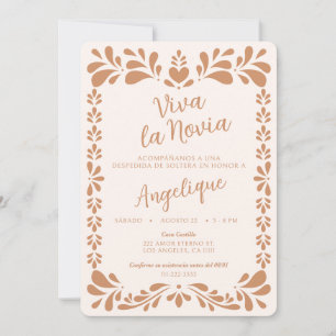 Invitación Viva La Novia Despedida de Soltera