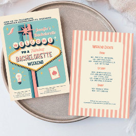 Invitación Viva Las Vegas Bachelorette Weekend