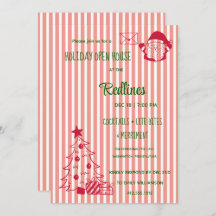 Vivid Tangerine despojado Holiday Open House