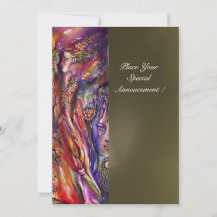 Invitación VIVIEN Y MERLIN Fantasía