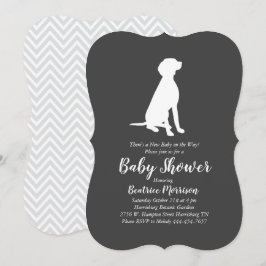 Invitación Vizsla Perro Baby Shower Sexo Neutral