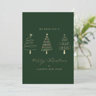 Invitación 🎄 Voeux de Merry Christmas Greeting Card 🎄