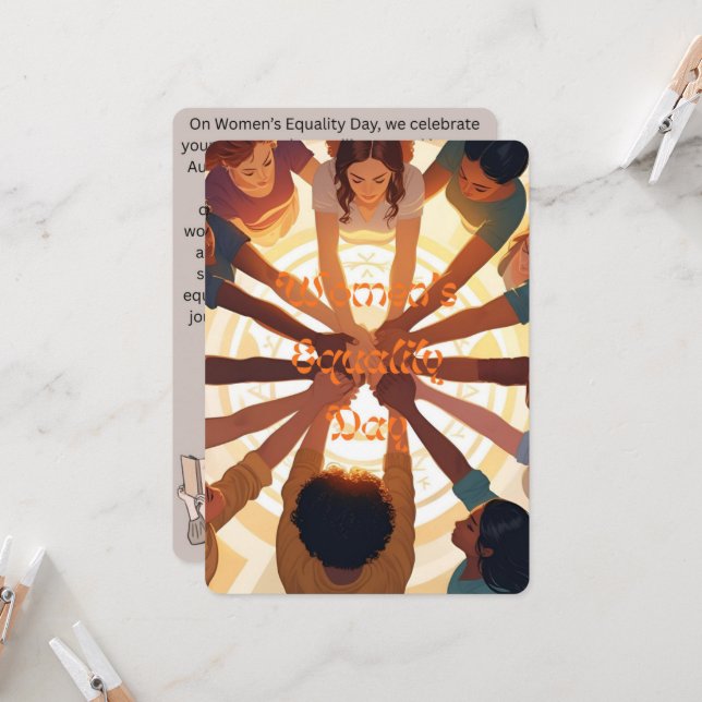 Invitación “Voices of Equality: A Tribute to Women's Power” (Anverso/Reverso In Situ)