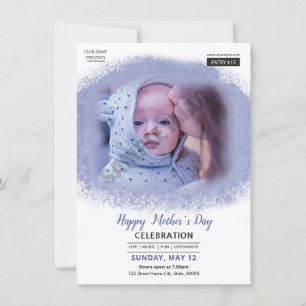 Invitación Volador feliz del día de la madre