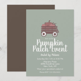 Invitación Volante de evento de otoño de Halloween de Simple 