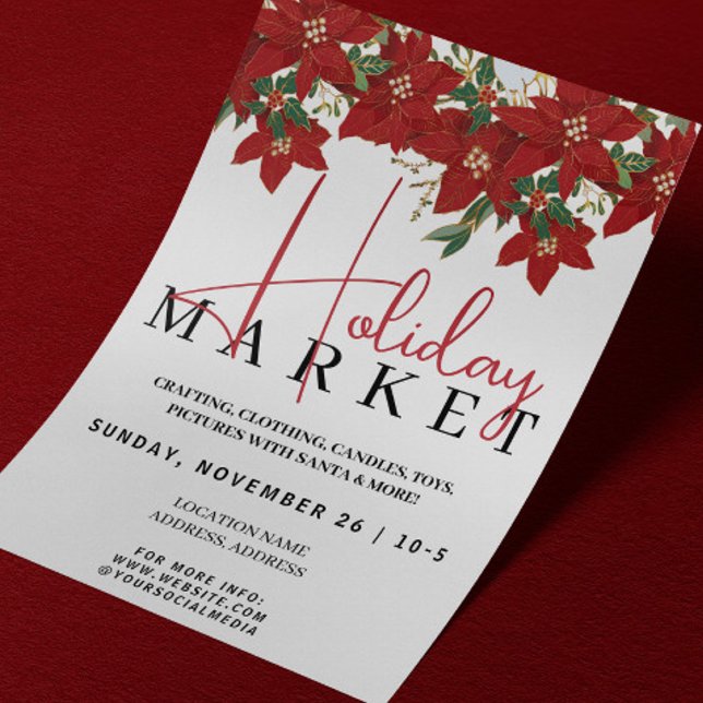 Invitación Volante de eventos emergentes de navidades | Flore (Subido por el creador)