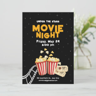 Invitación Volante de Noche de Cine, Cumpleaños de Noche de C