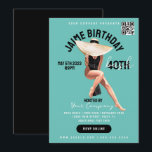 Invitación Volantes de estilo club para evento de cumpleaños<br><div class="desc">Volantes de fiesta de cumpleaños para evento,  bar,  club,  eventos corporativos.</div>