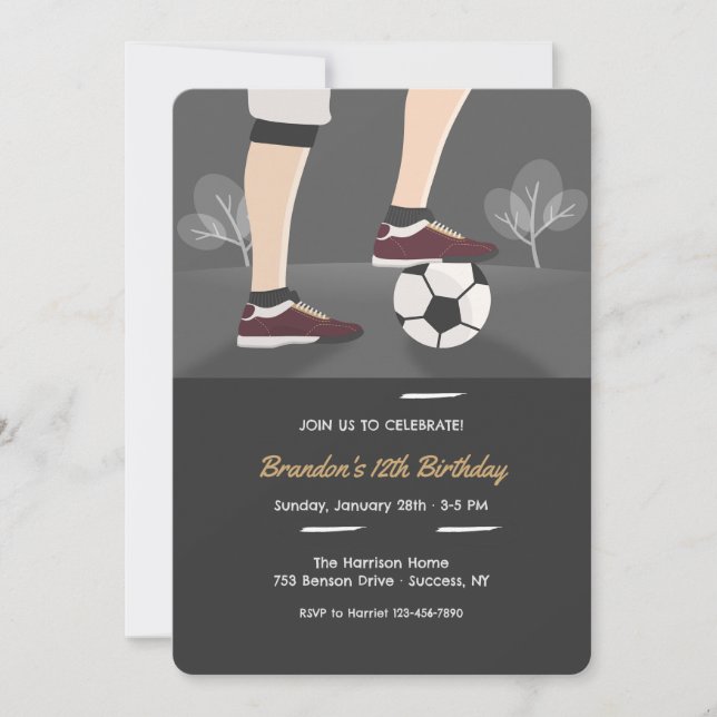 Invitación Voleibol (Anverso)