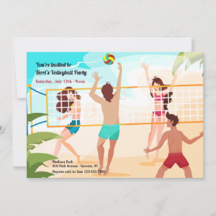 Invitación Voleibol de Playa