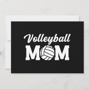Invitación Volleyball Mom Cute Mom Life