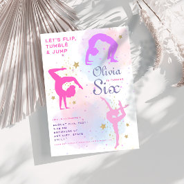 Invitación Voltear el tambor y saltar la fiesta de cumpleaños