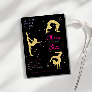 Invitación Voltear el tambor y saltar la fiesta de cumpleaños