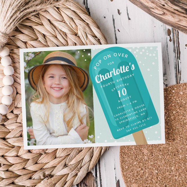 Invitación Volver a aparecer | Niños de verano de Popsicle Fi (Subido por el creador)