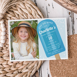 Invitación Volver a aparecer Niños de verano de Popsicle Fi