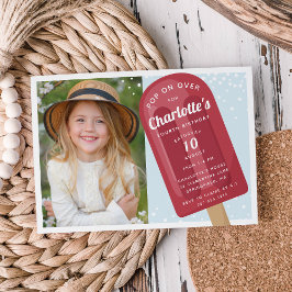 Invitación Volver a aparecer | Niños de verano de Popsicle Fi