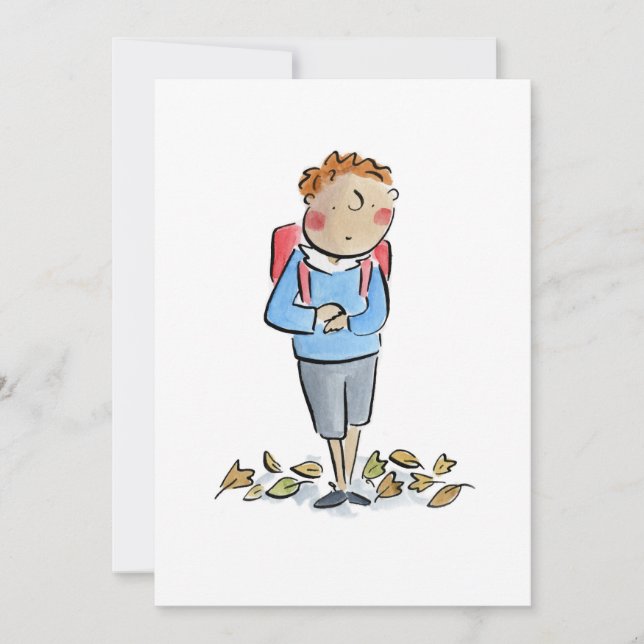 Invitación Volver a la escuela (Anverso)