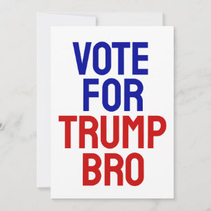 Invitación Vota por Trump Hermano - Elección 2024