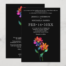 Invitación 🌈 Voto de LGBTQ Flor de Pétalos y Orgullo