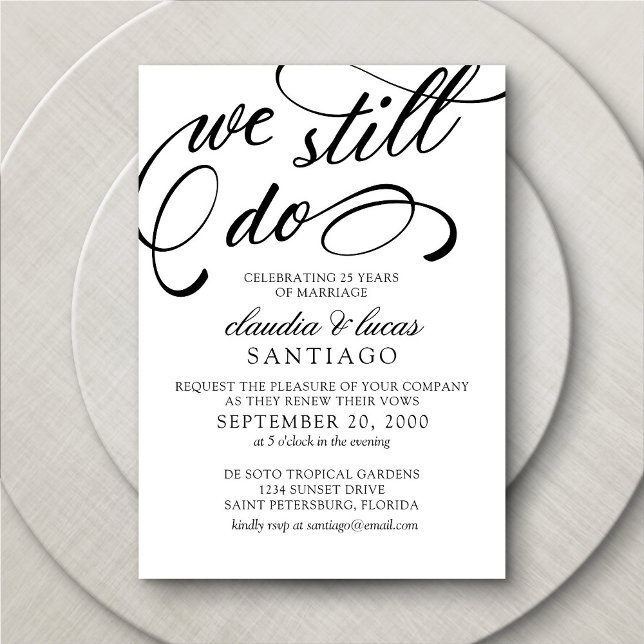 Invitación Vow Renewal Invitation (Subido por el creador)