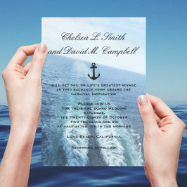 Invitación ©Voyage of Love|Cruise Ship/Destination Wedding