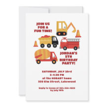 ¡Vroom Honk Beep! Cumpleaños de los camiones