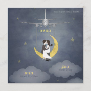 Invitación Vuéleme a la luna 2