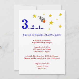 Invitación Vuéleme a la luna para mi cumpleaños