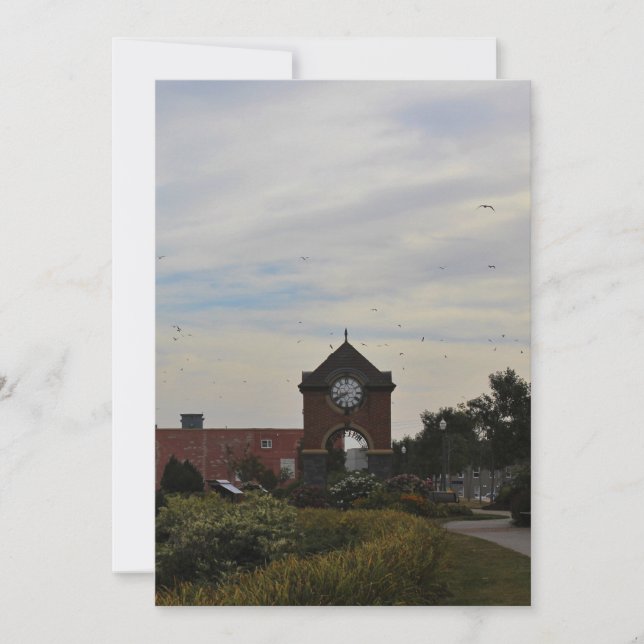 Invitación Vuelo sobre la torre de reloj (Anverso)