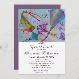 INVITACIÓN VUELVA SU EVENTO FIESTA KITE INVITAR