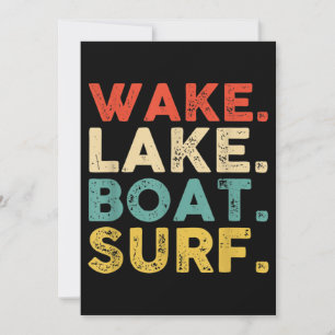 Invitación Wake Surfing Wake Surf Wake Surfing Rope Wake Surf