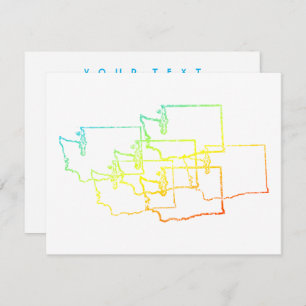 Invitación washington chill blur