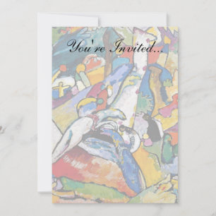 Invitación Wassily Kandinsky - Composición II Resumen de arte