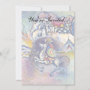 Invitación Wassily Kandinsky - San Jorge y los jinetes