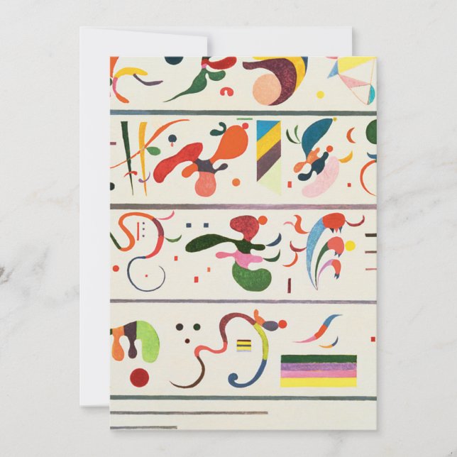 Invitación Wassily Kandinsky - Sucesión (Anverso)