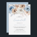 Invitación Watercolor Boho Blue Floral 70th Birthday Party<br><div class="desc">Watercolor Boho Blue Floral 70th Birthday Party Invitation Consulte colección de coincidencias en Nicho y Nest Store</div>