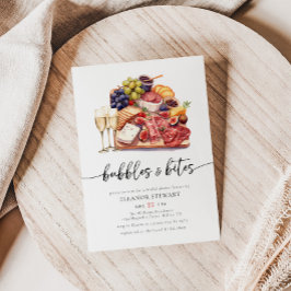 Invitación Watercolor Charcuterie Board Bridal Shower
