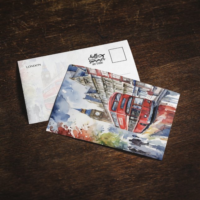 Invitación Watercolor de Londres (Subido por el creador)