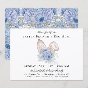 Invitación Watercolor Easter Brunch Egg Hunt