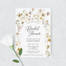 Watercolor Flor silvestre Arch Bridal Shower