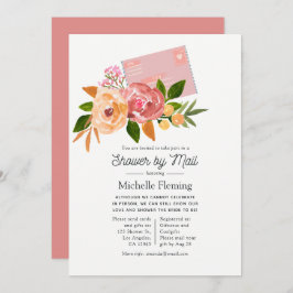 Invitación Watercolor Flor silvestre Primavera ducha por corr