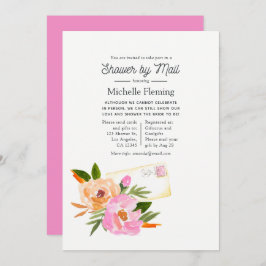 Invitación Watercolor Flor silvestre Primavera ducha por corr